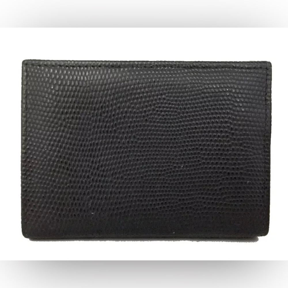 Authentic Salvatore Ferragamo Vara Ribbon Leather Cosmetic Pouch Bag Black - Picture 4 of 11